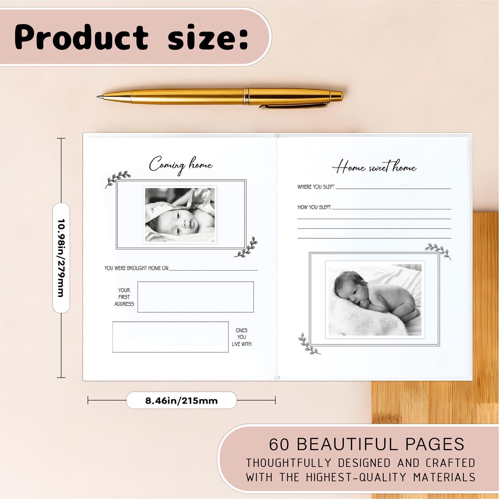 Libro Dei Ricordi Per Bambini Da Conservare Diario Di Gravidanza Da Ricordo