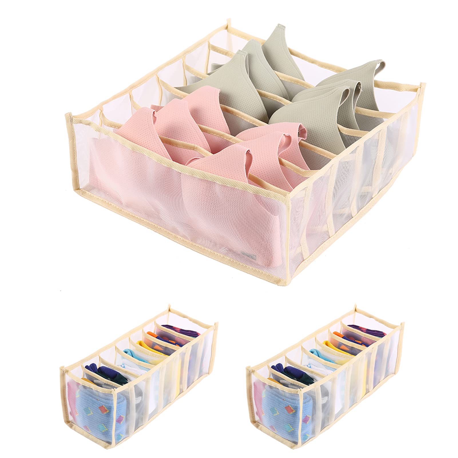 Organisateur de garde-robe pliable pour un tiroir de chambre rangé