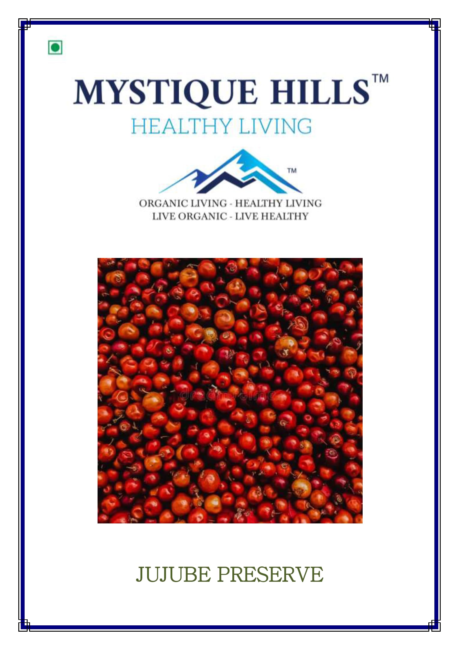 Mystique Hills Organic Indian Ber Fruit Preserve, Jujube (500 g) (B07PH26F71) Amazon Price History, Amazon Price Tracker