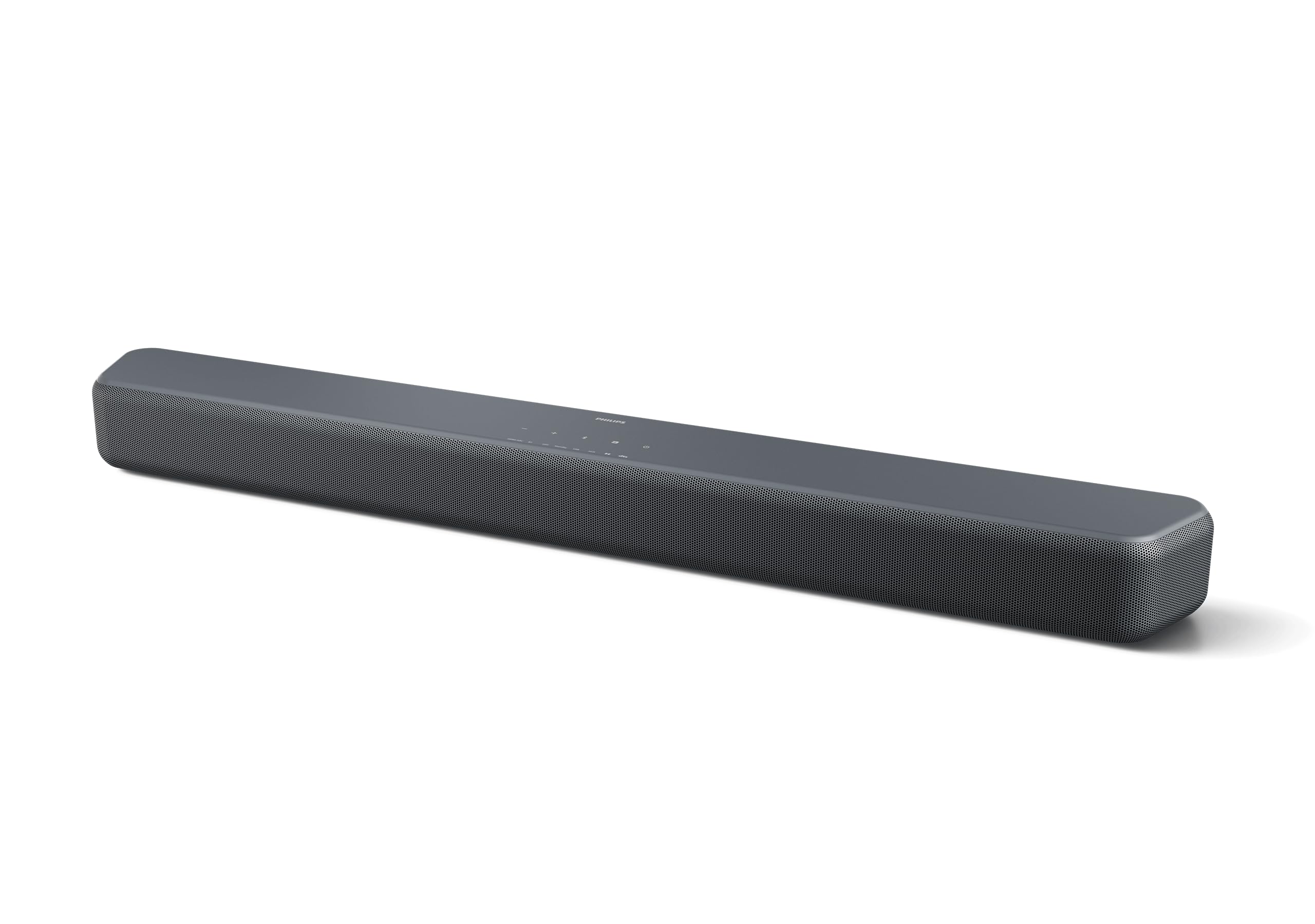 PHILIPS TAB5201 2.0-Soundbar; 160 W max. Ausgangsleistung, Dolby Digital Plus, DTS Virtual:X, Intellisound KI Audio, Bluetooth LE 5.4, HDMI ARC, optische & USB-Eingänge; Gunmetal