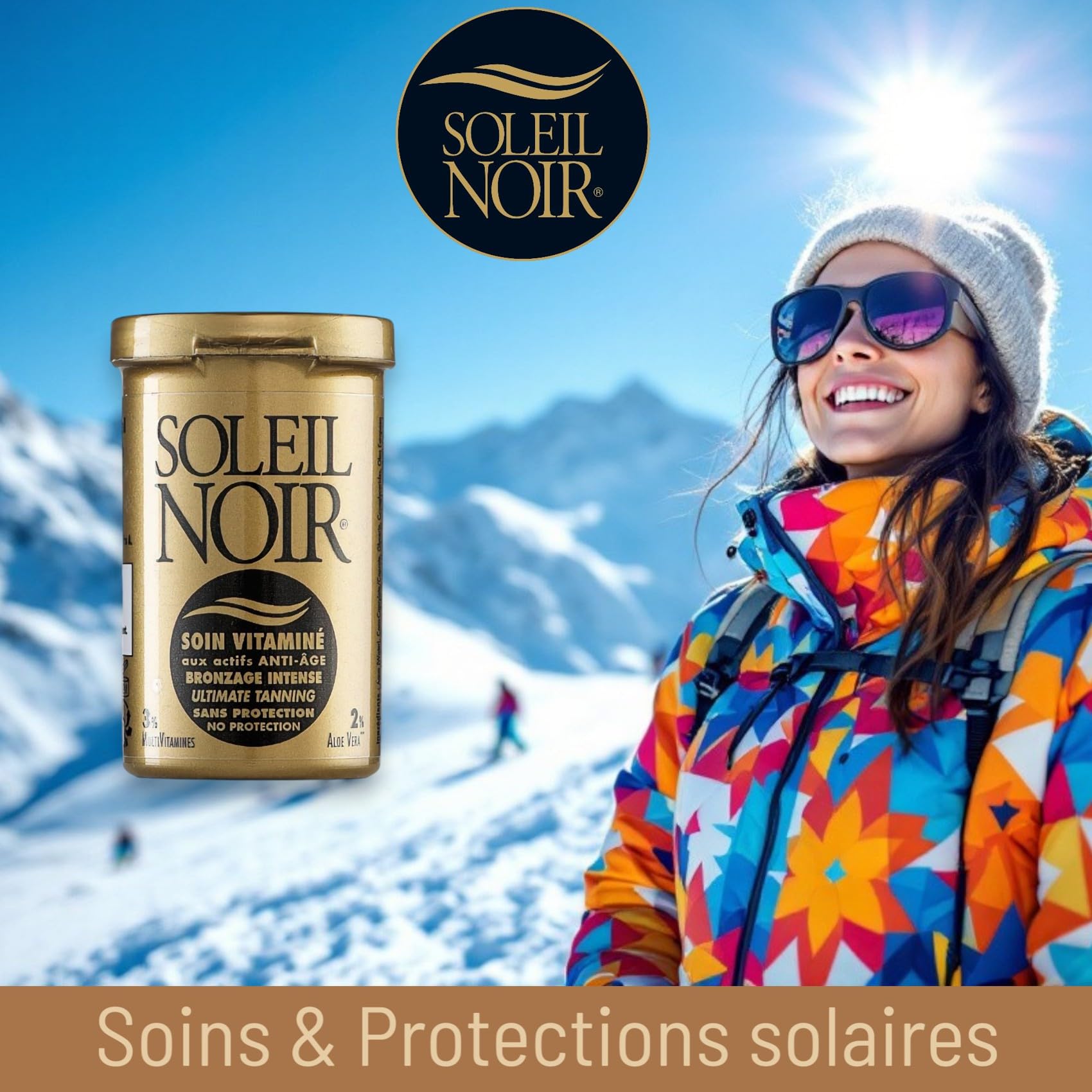Soleil noir crème vitaminé bronzage intense 20ml