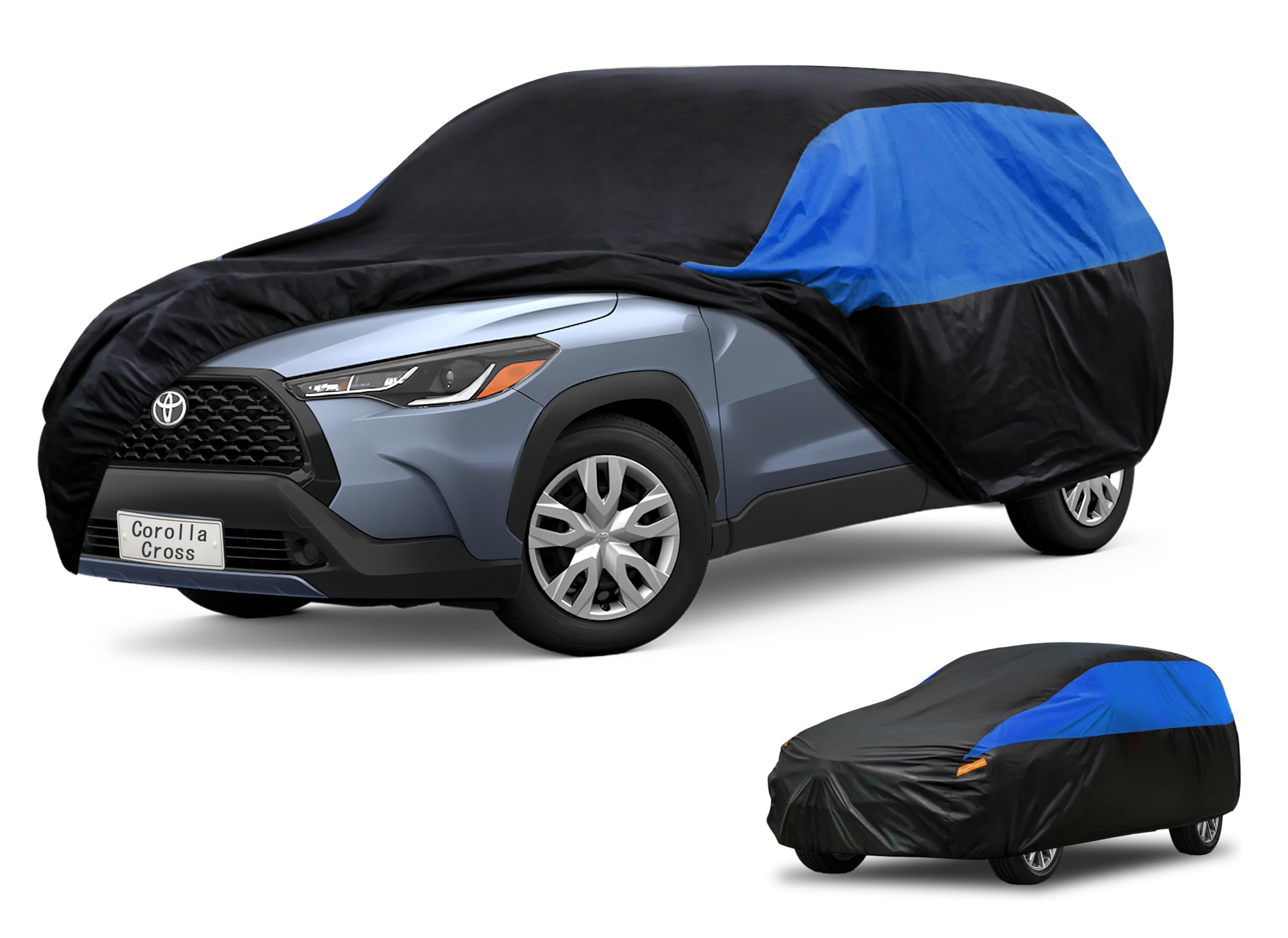 GUNHYI Toyota Car Cover Custom Fit Toyota Corolla Cross Waterproof All Weather Lightweight Full Exterior Cover for Automobiles