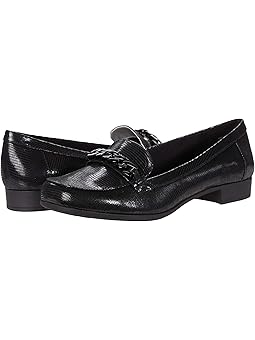 anne klein leather loafers