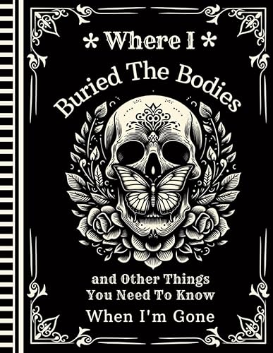 Where I Buried The Bodies and Other Things You Need To Know When I'm Gone: The Final Wishes Planner makes sure your loved ones can swiftly locate all the key details after you’re gone.