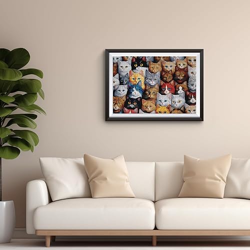 Miniatura 6 de Cascading Cats - Rompecabezas de 1000 piezas para adultos, 27.6 x 19.7 pulgadas