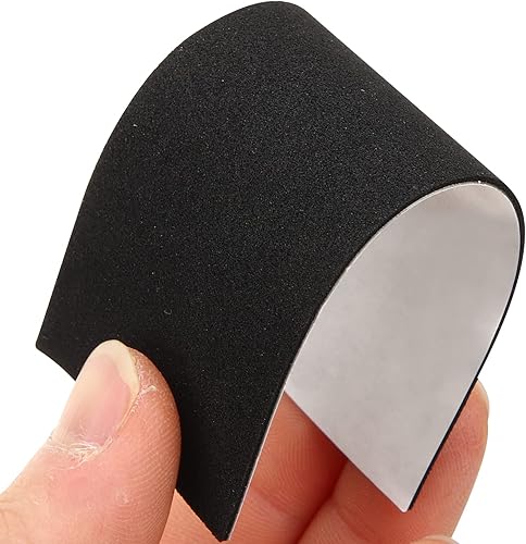 Miniatura 2 de jojofuny Cinta de agarre de espuma para diapasón, 10 unidades, parte trasera adhesiva, cinta de agarre de espuma antideslizante para patinetas de