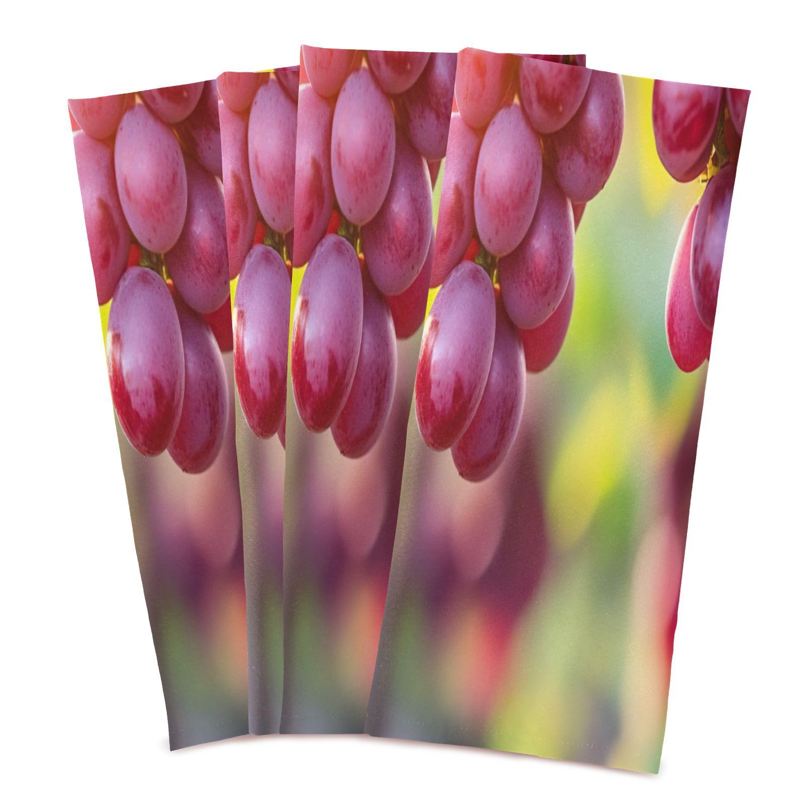 STAYTOP Fresh Grapes from The Farm Kitchen Dish Towel Set,1Pcs Drying Kitchen Towels Tea Towels Gift Set for Drying Cleaning Cooking Baking