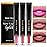 MAKI YIKA 3Pc Matte Lipstick Makeup, Pink Nude Lipstick For Women Long Lasting Smudge Proof Non Transfer Lip Makeup Cruelty Free |Pink/Nude/Rosey