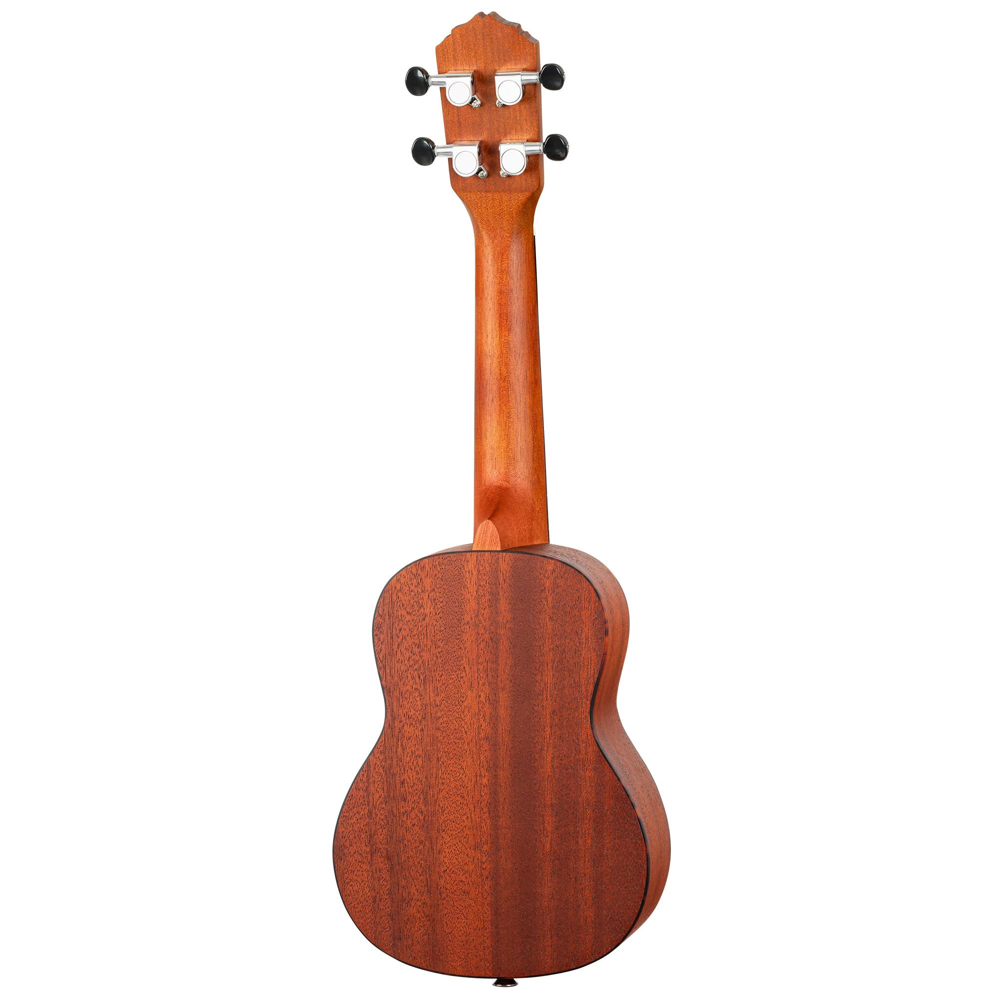 Ortega Soprano Ukulele - Bonfire Series - grabado con láser, RU5 mm-SO, marrón