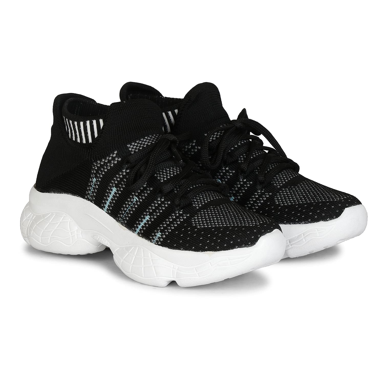 HimQuen Girls Walking Running Sport Shoe for Women Lightweight Trainning & Gym Shoe for Women/Girls Black (B09B2DZ71D) Amazon Price History, Amazon Price Tracker