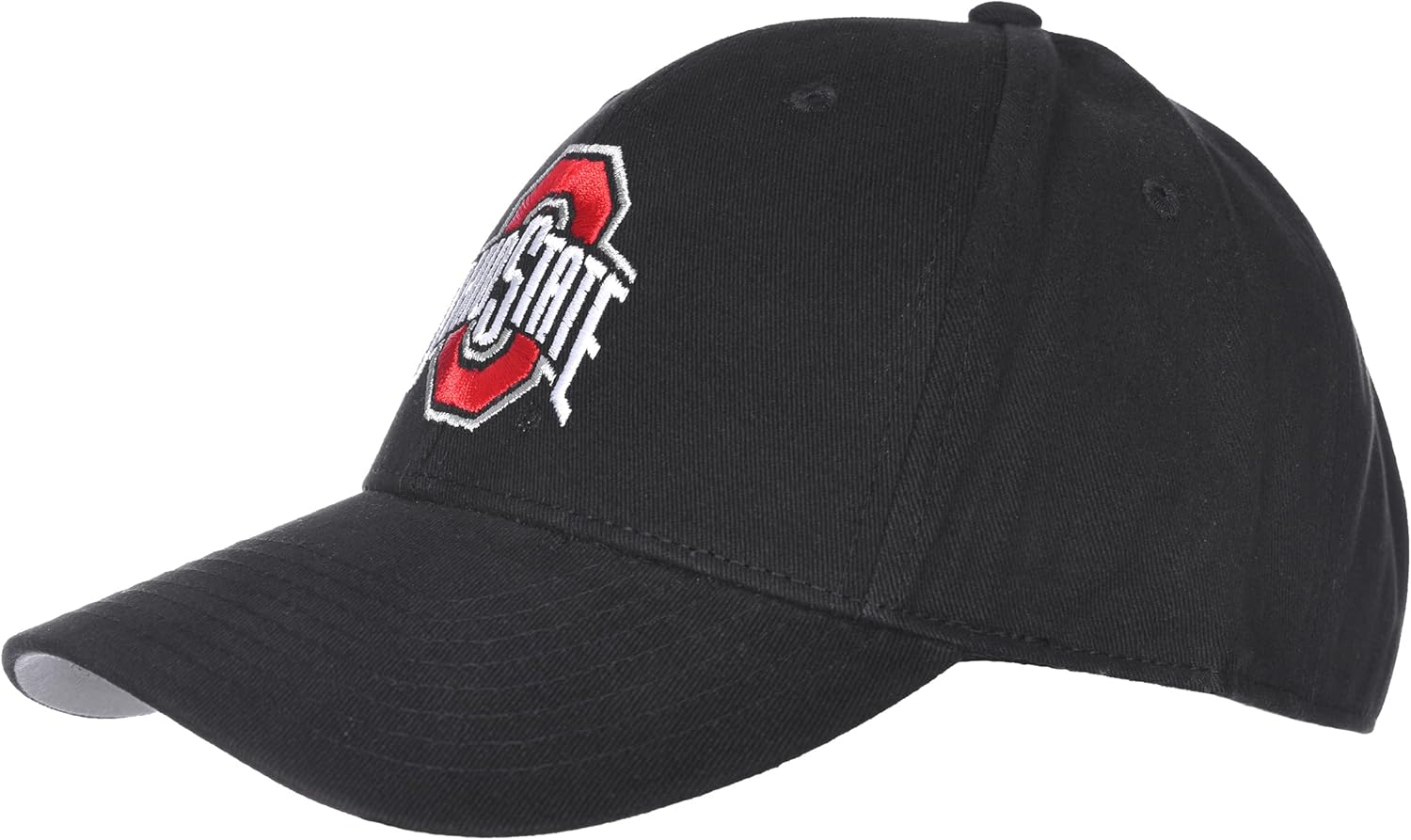 Collegiate Headwear Ohio State Buckeyes Men's MVP Ball Cap (Black) - Image 3