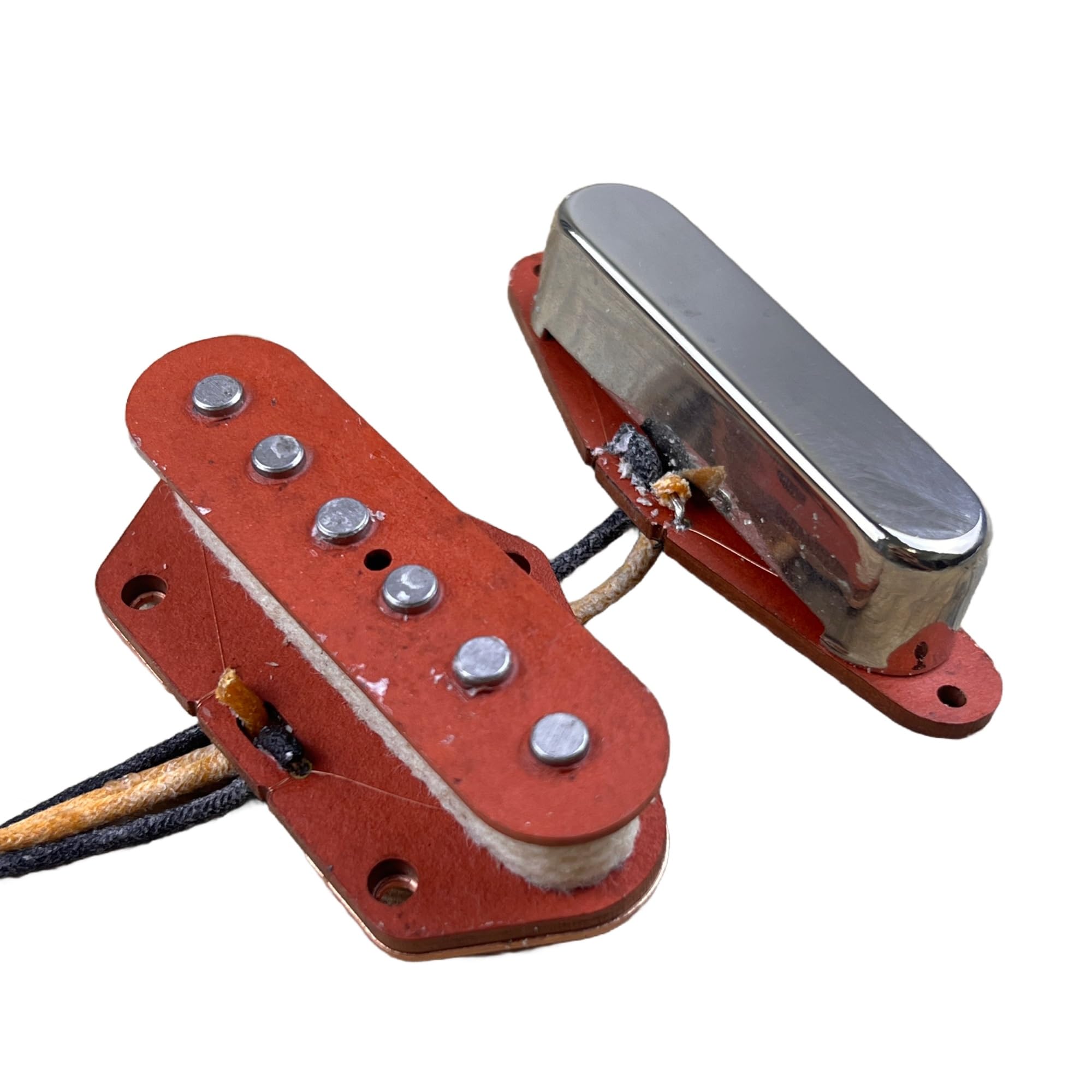 Pastilla De Guitarra Eléctrica Profesional Kit De Recogida Retro | Pastillas de guitarra eléctrica de fibra roja.