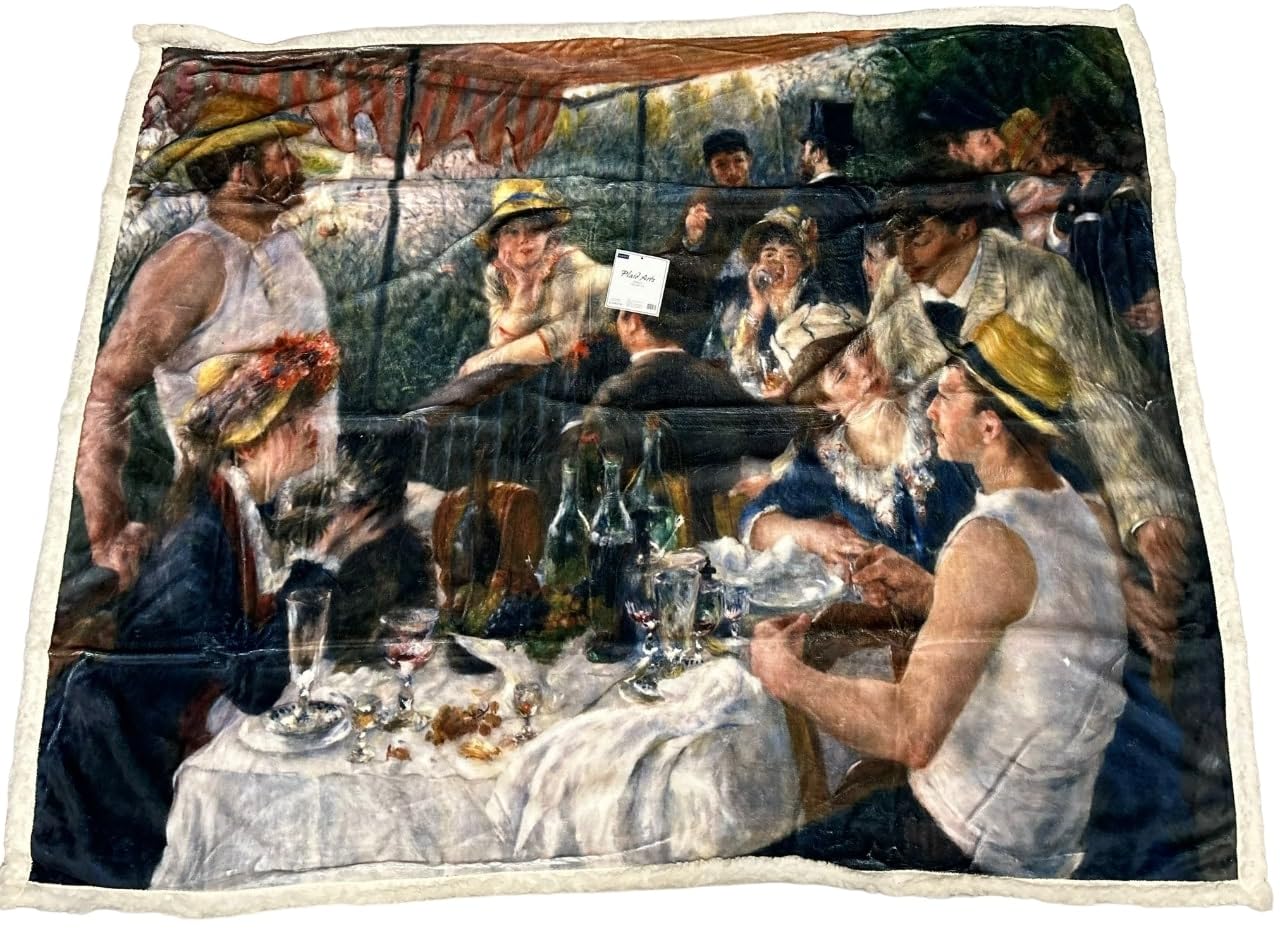 Plaid Albert déjeuner des débardeurs de Renoir douceur et souvenirs d'art en boîte