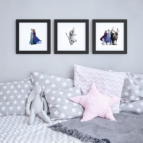 Miniatura 8 de Trends International Gallery Pops Disney Frozen - Elsa and Anna Holding Hands Canvas Wall Art, Unframed Version, 12" x 12" Gallery Pops Canvas Wall