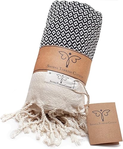 Miniatura 49 de SMYRNA TURKISH COTTON - Camino de mesa turco original de la serie vintage 100% algodón, 15 x 48 pulgadas Camino de mesa vintage de granja