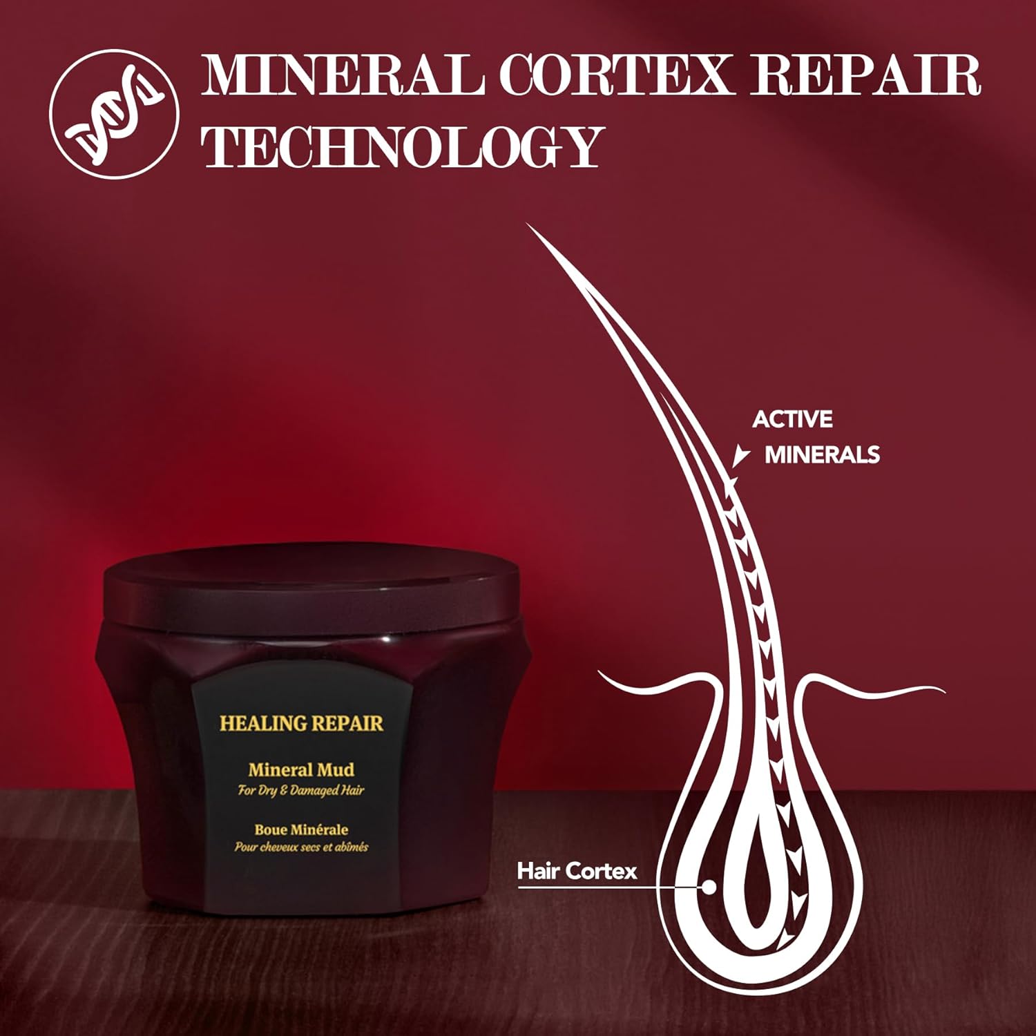 Saphira Mineral Hair Care Collection – Moisture Repair, Healing Repair & DeFrizz Hair Masks and Mineral Mud Treatments - Image 5