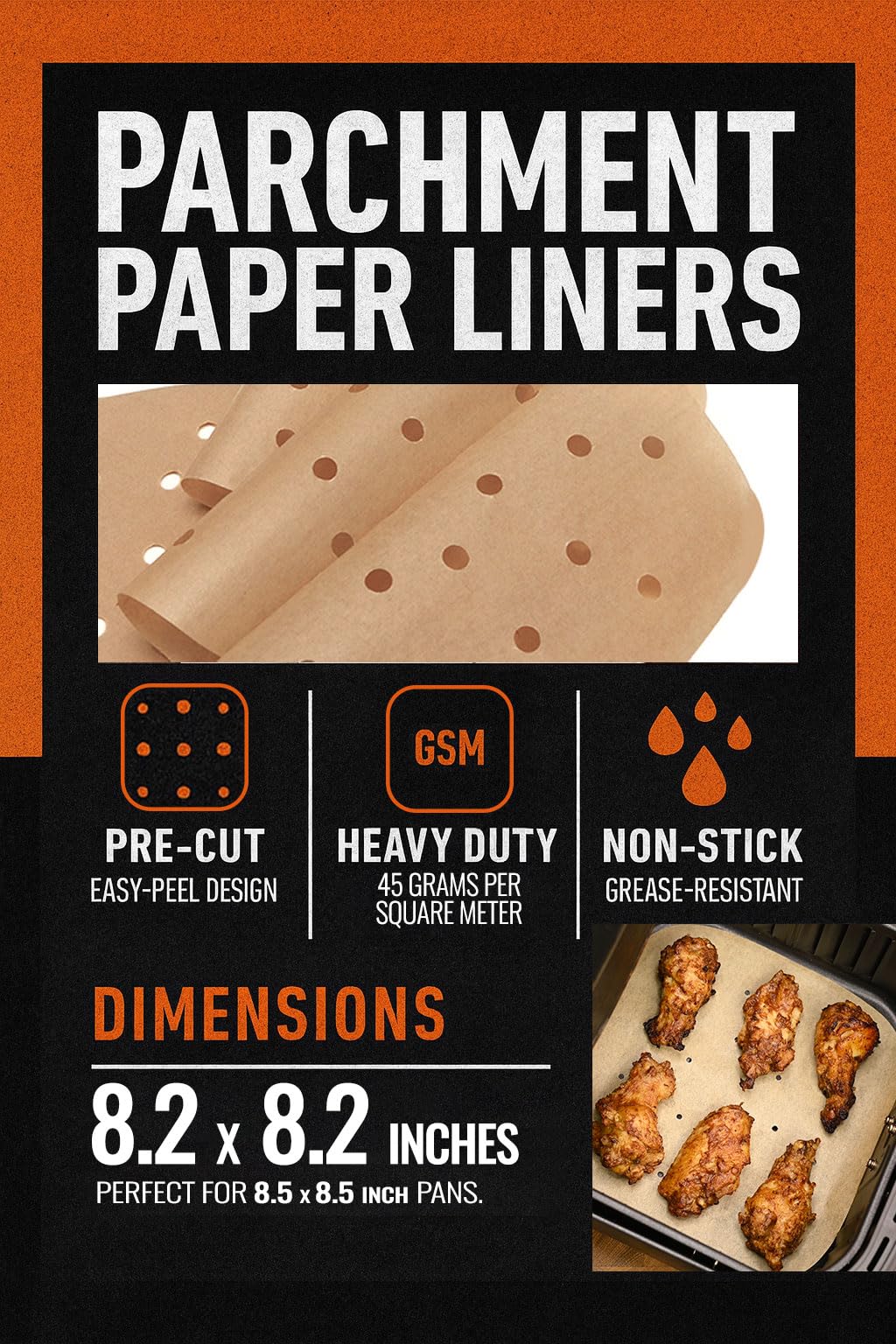 Amazon.com: Air Fryer Parchment Paper Compatible with Ninja Speedi