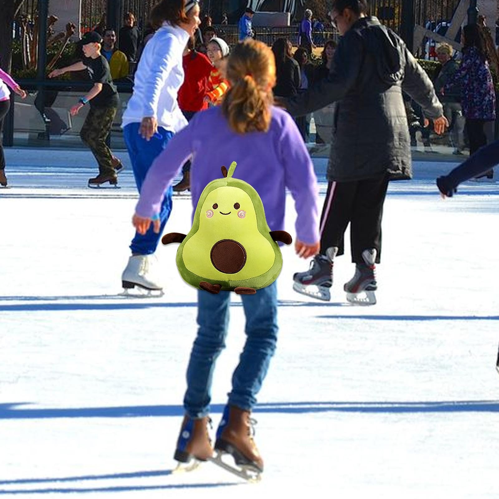 Patines de Patinaje, Almohadillas de esquí de Aguacate | almohadillas de esquí ergonómicas de dibujos animados, almohadillas de protección de patines cómodas, almohadillas de patín d