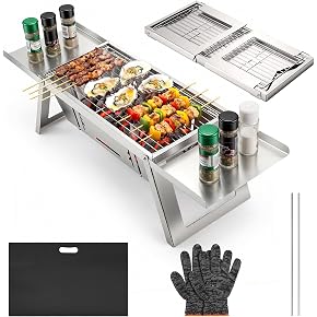 Amazon.co.jp: ポータブルBBQグリル - BBQグリル・スモーカー用品