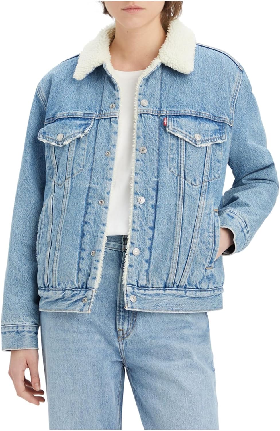 Levi's Women's Premium Ex-Boyfriend Sherpa Jacket