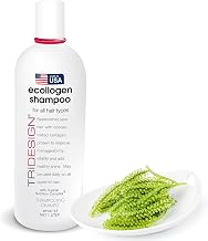 TRI Design Ecollogen Shampoo - Hair Shampoo For Natural Hair - Moisturizing, Hydrating - Gentle Hair Products, Thickening, Volumizing Shampoo - Liter (33.8 oz.)