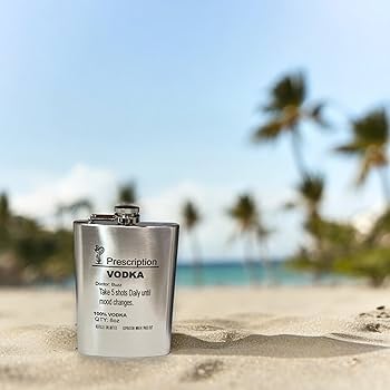 Amazon.com | 8oz Prescription Vodka Flask: Flasks