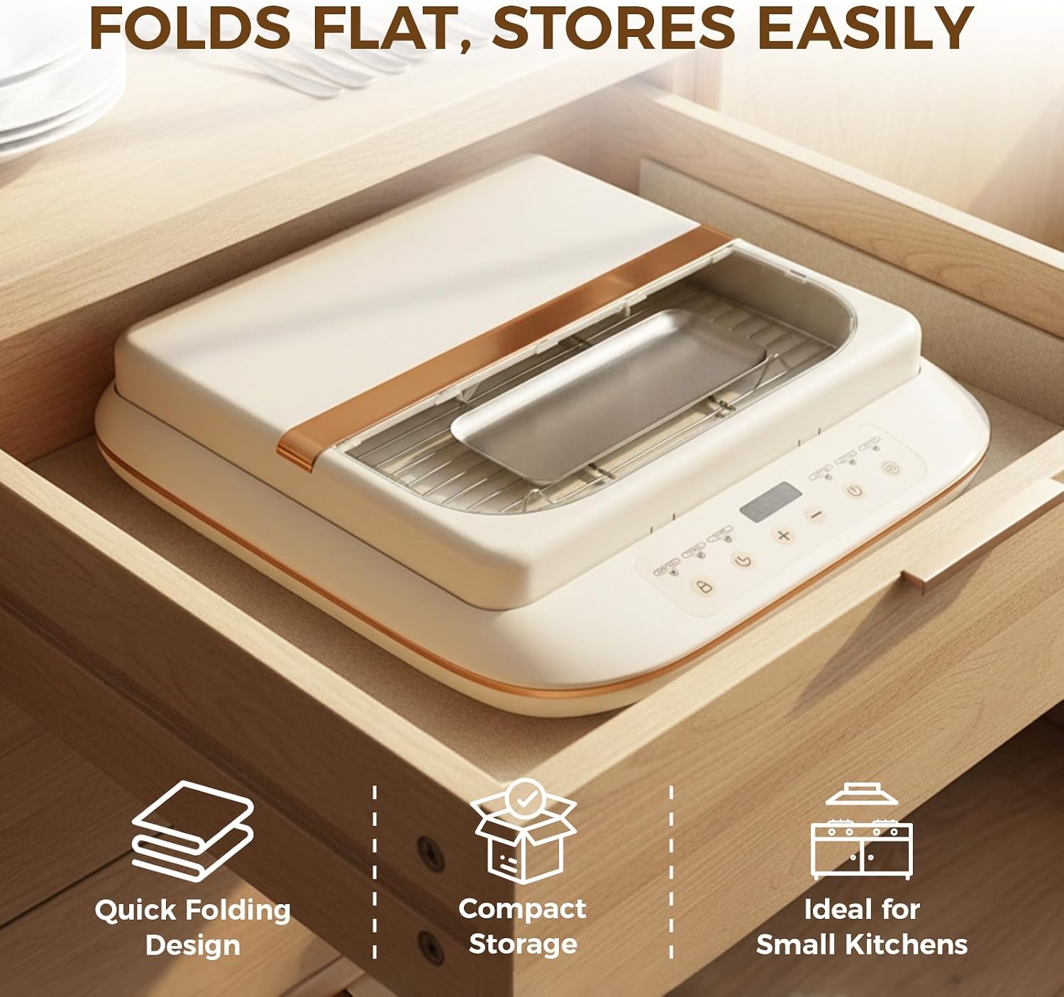 Foldable Bread Proofing Box, 25L Sourdough Proofer & Slow Cooker image 4