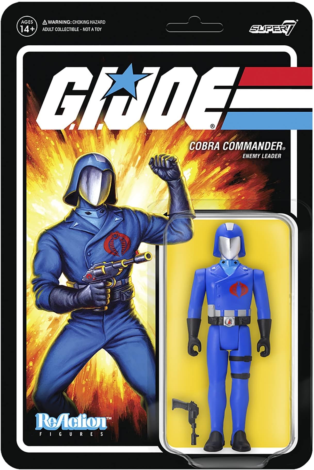 Super7 G.I. Joe Reaction Figures Wave 1 - Cobra Commander