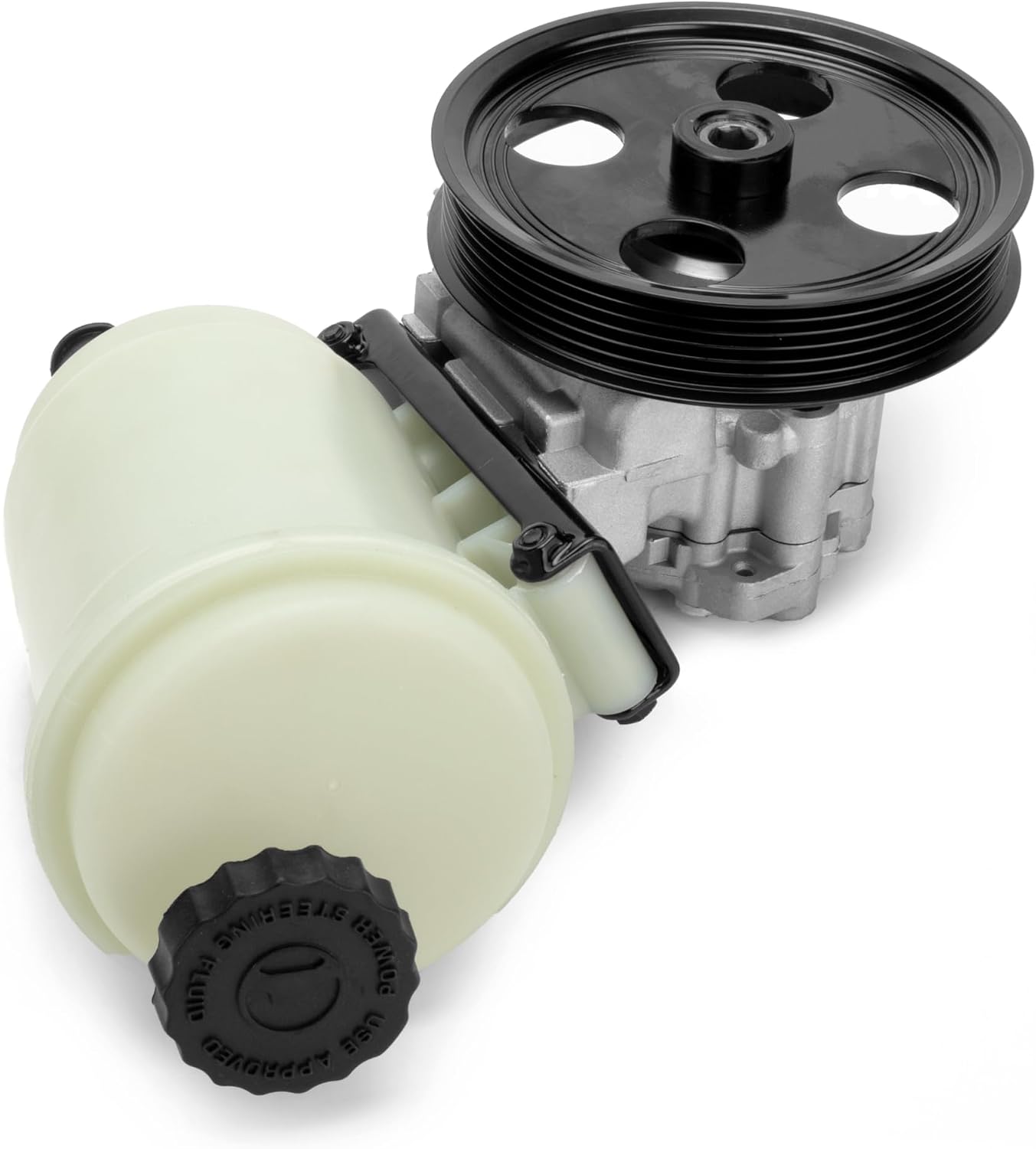 Power Steering Pump with Pulley & Reservoir Compatible with Dodge Ram 1500 08 5.7L Ram 2500 3500 03-09 Ram 2500 3500 10 6.7 Ram 4500 5500 08-09