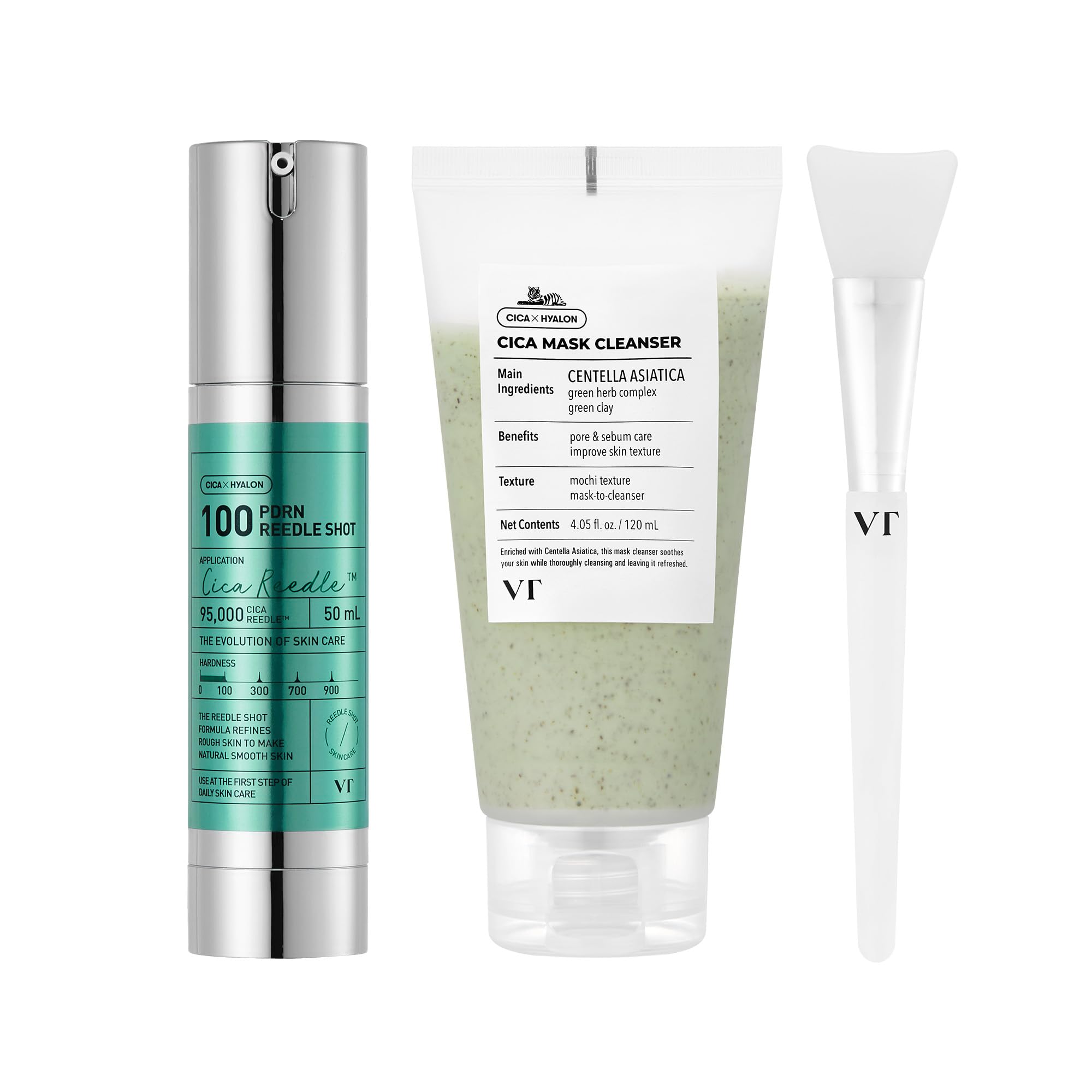 Amazon.com: VT COSMETICS Bundle PDRN Reedle Shot 100 & CICA Mask