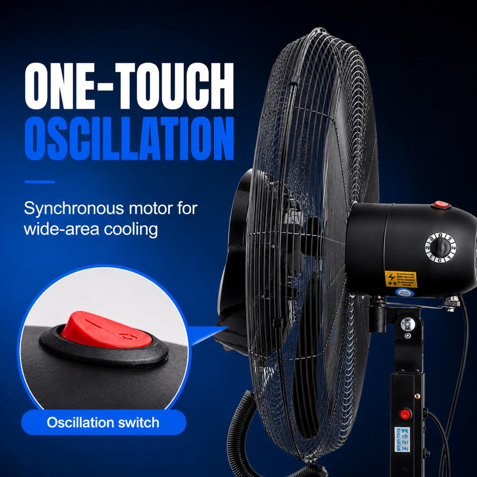 Ventilatore Nebulizzatore Da Esterno Resistente, Commerciale A Piantana