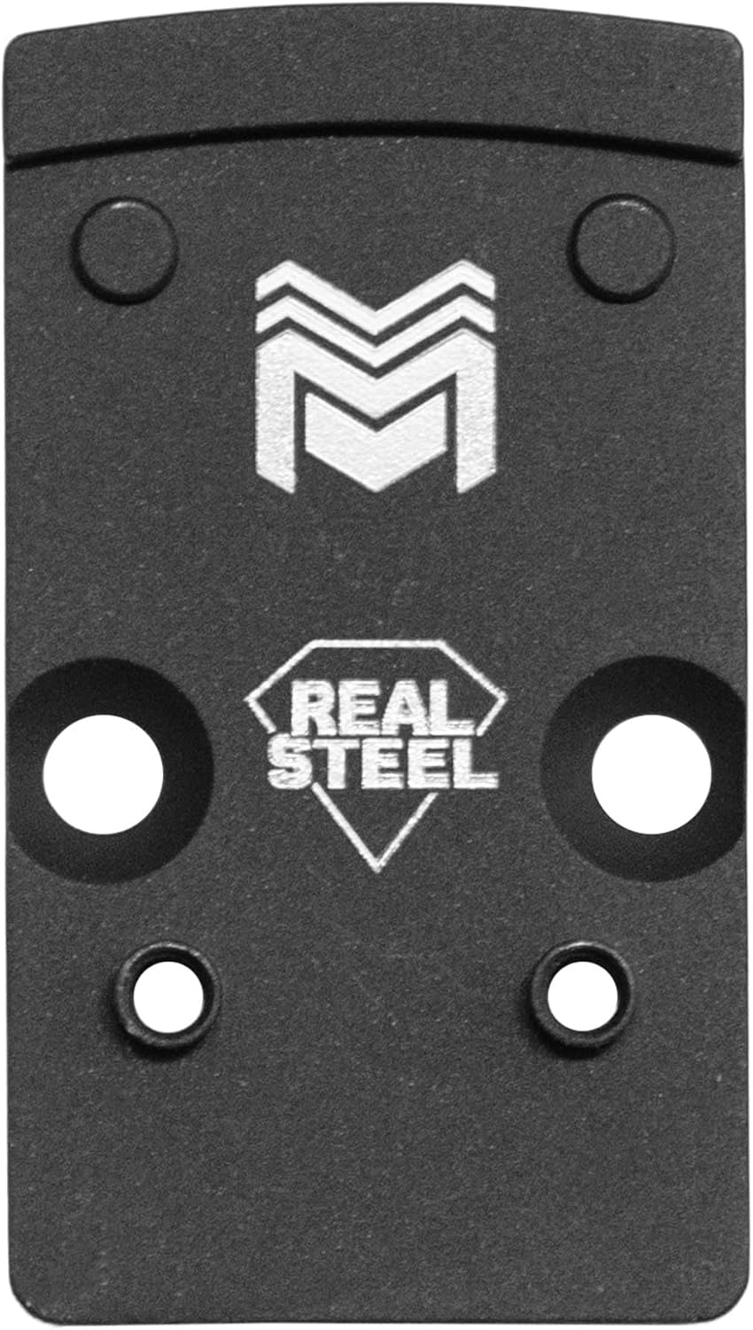 Monstrum Stainless Steel RMR to RMSc Red Dot Adapter Plate | for RMR Cut Optics Ready Pistols and Slides | Compatible with RMSc and Holosun K/407k/507k/EPS/Carry Footprint Red Dots