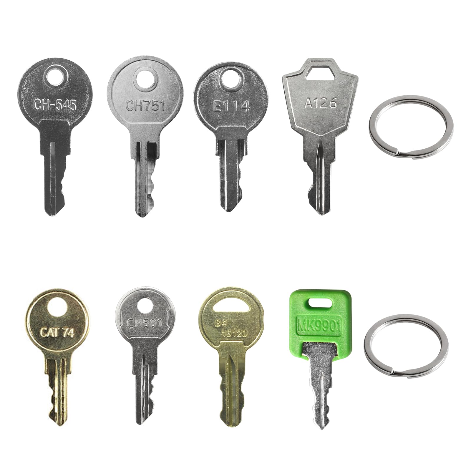 8 Pentesting Master Key Set, MK9901 CH751 CH501 CH545 A126 84