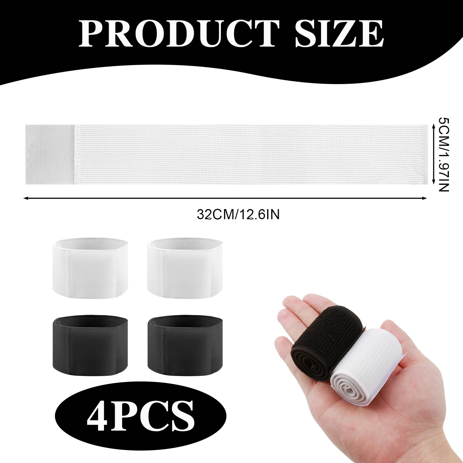 4 Cinturini Reggiparastinchi Calcio - Nylon Regolabile Per Adulti E Bambini - Foto 13