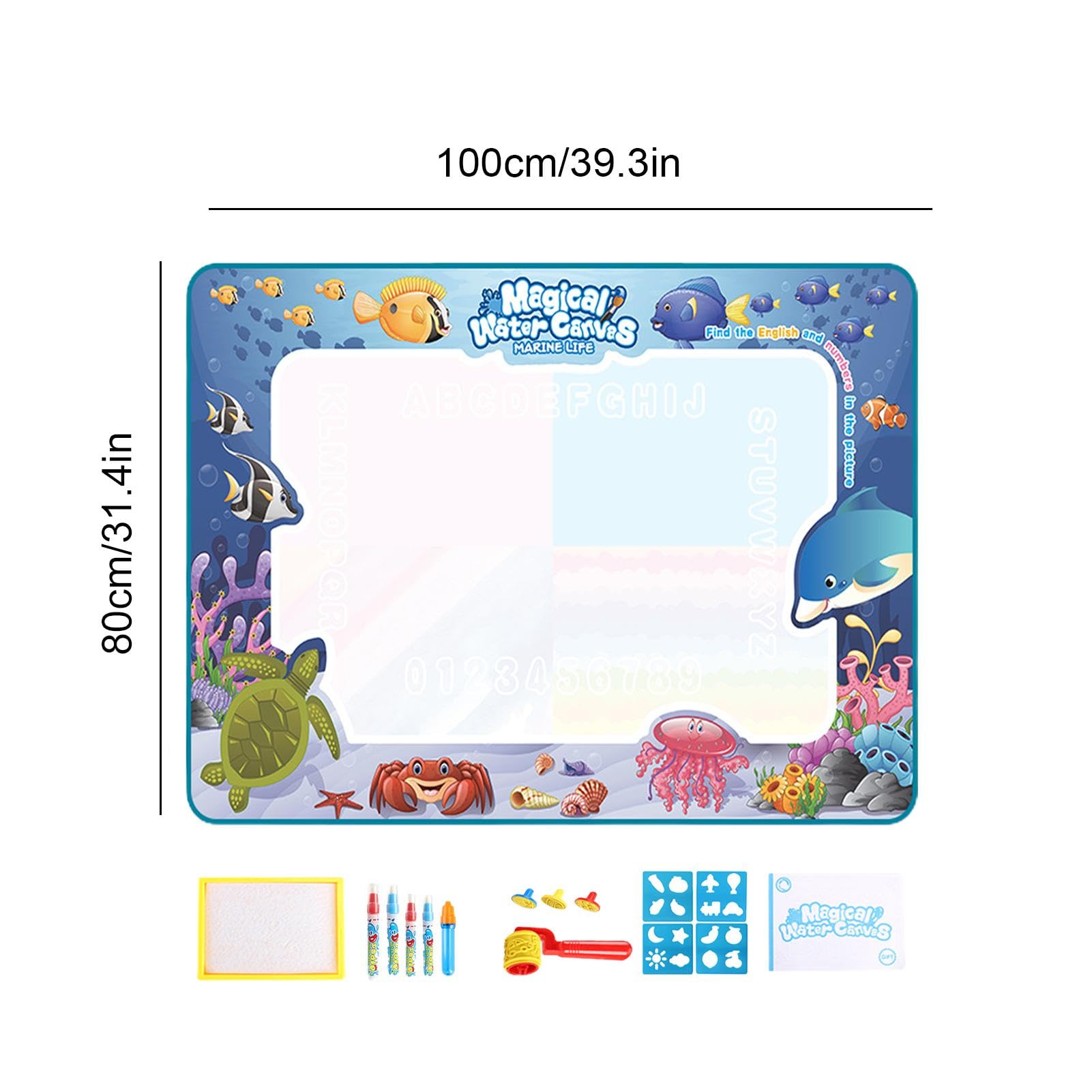 Carotina baby, Tappeto da Colorare con Pennarello ad acqua – The Toys Store