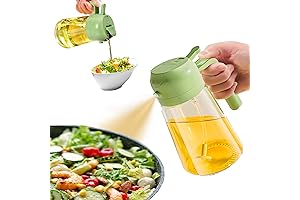 2 in 1 Oil Dispenser and Sprayer Bottle, Cooking Oil Dispenser for...