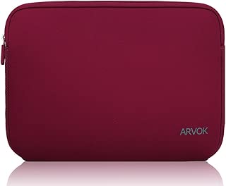 Arvok 17-17.3 Inch Laptop Sleeve Multi-Color & Size Choices Case/Water-Resistant Neoprene Notebook Computer Pocket Tablet Briefcase Carrying Bag/Pouch Skin Cover for Acer/Asus/Dell/Lenovo, Wine Red - coolthings.us