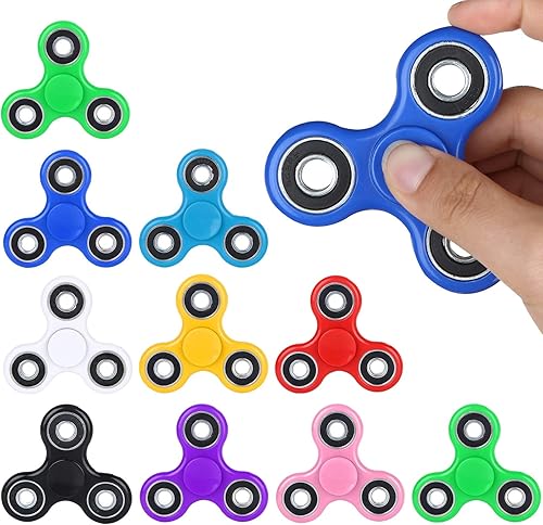 SCIONE Fidget Spinners juguetes a granel paquete de 25 juguetes para la ansiedad regalos para adultos y niños premio para niños en el aula recuerdos