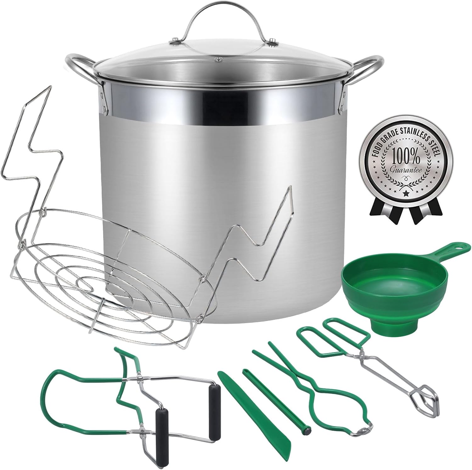 HOMKULA 9Piece Canning Supplies, Includes 20 Quart Canning Pot with