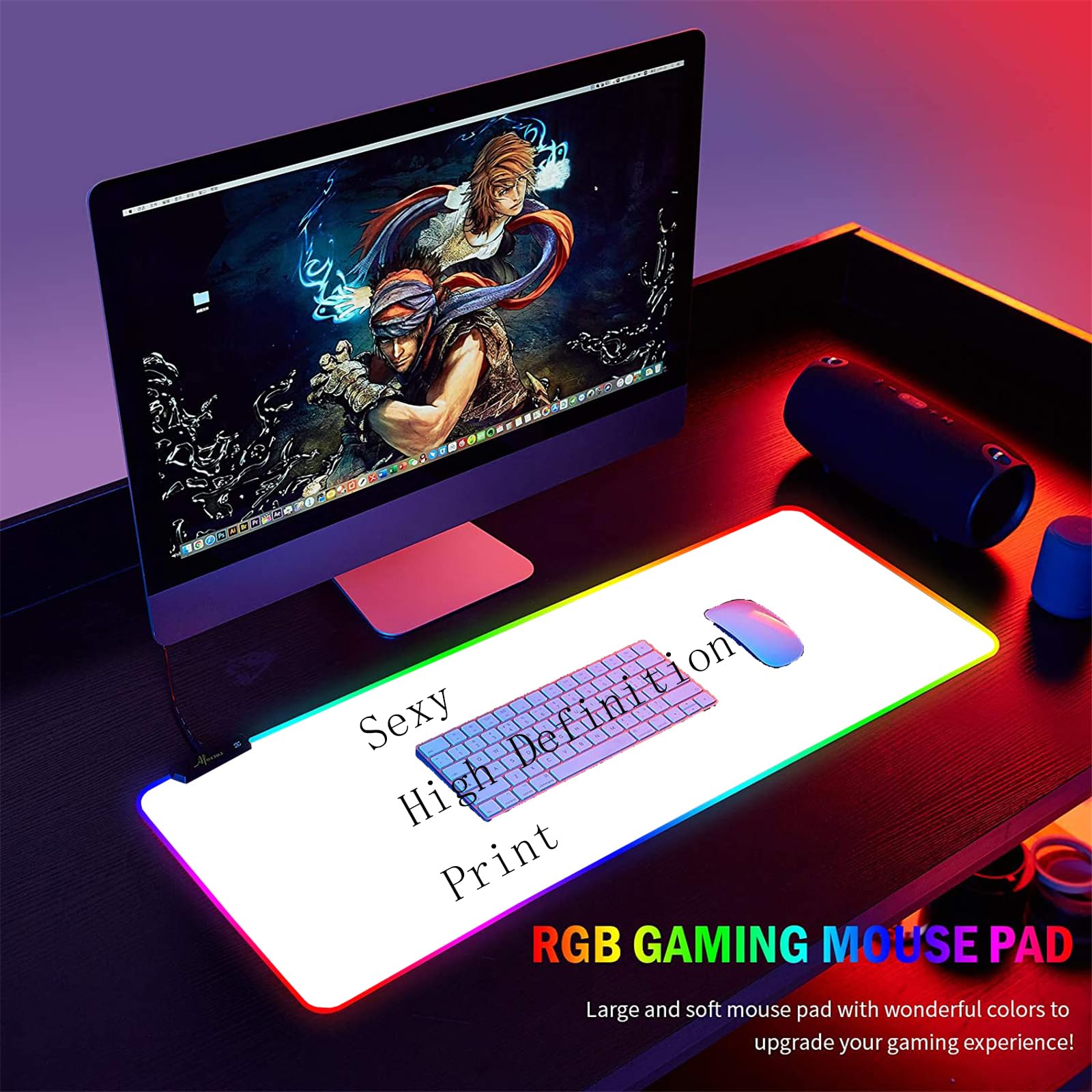 High School DxD Large Gaming Mouse Pad Anime Laptop Desk...