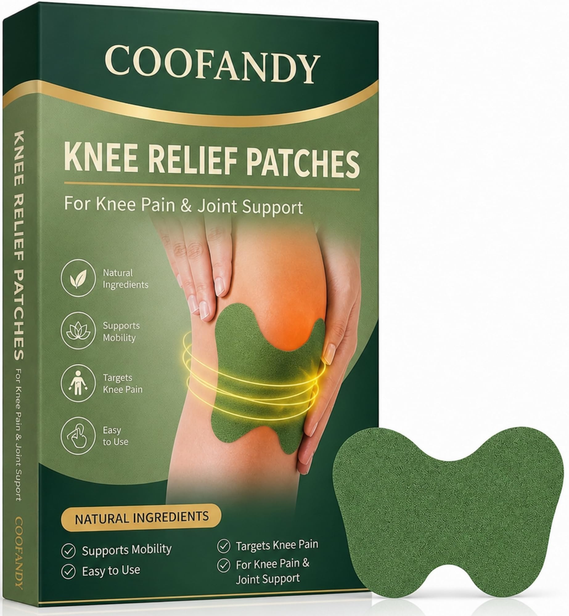 COOFANDY Shoulder Herbal Pain Relief Patch (40 PCS) – Fast Acting Joint & Muscle Relief, Soothing Comfort for Shoulder, Neck & Back Pain, Long Lasting Easy to Use Patches for Daily Support & Mobility — Amazon image 7