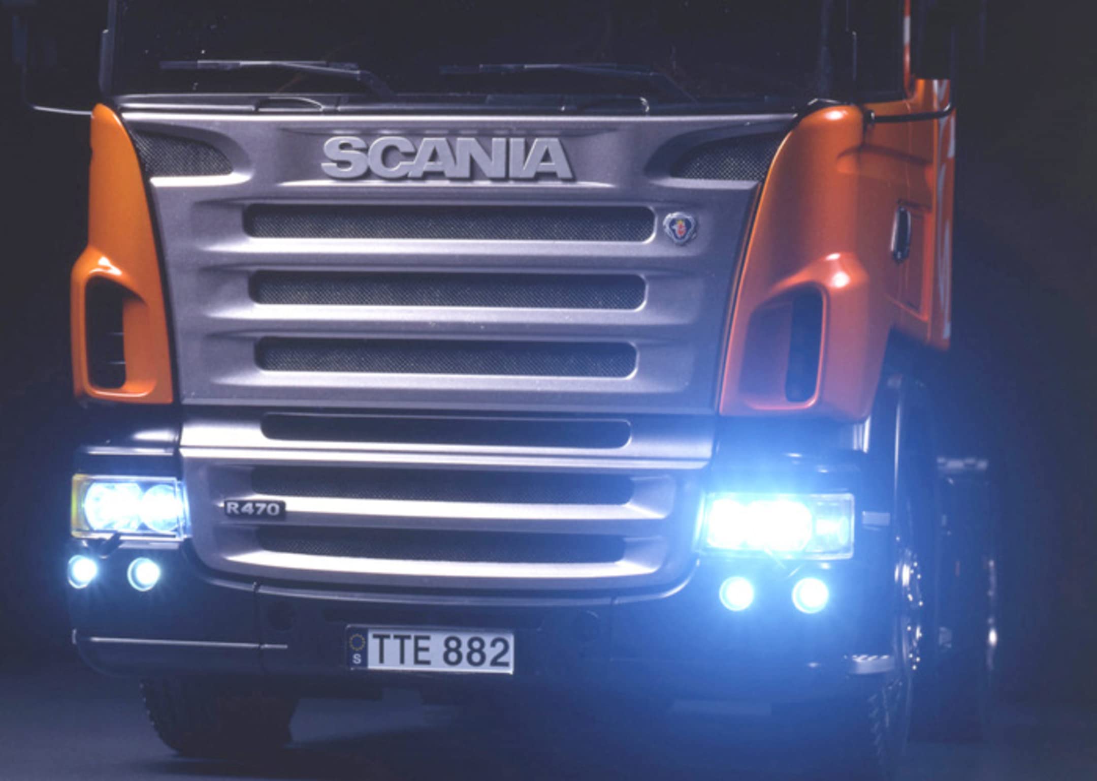TAMIYA 1:14 RC SCANIA R470 Highline 4x2 BS, Kit di Montaggio, Camion RC, Camion Telecomandato, Giocattoli da Costruzione, Modellismo, Fai da Te