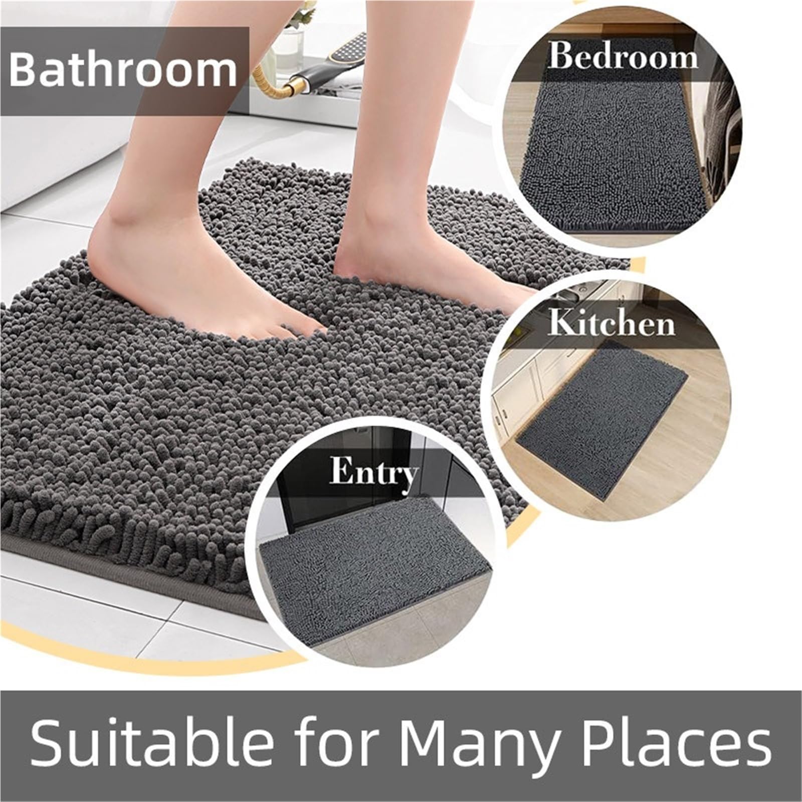 Tapis De Salle Bain Absorbant Bon Marché Baignoire