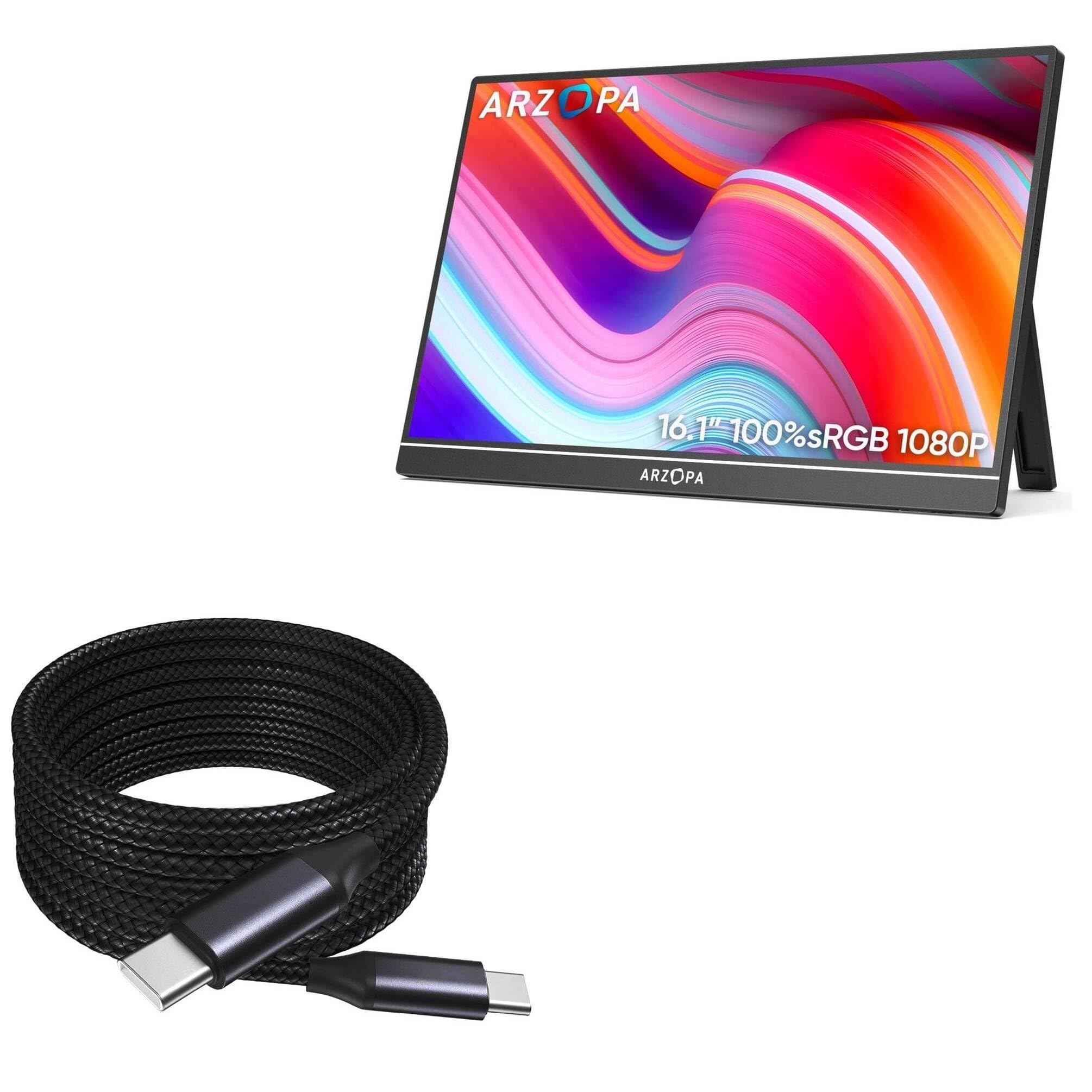 Amazon.com: BoxWave Cable Compatible with ARZOPA Z1C Portable