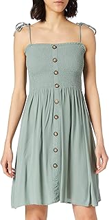 ONLY ONLANNIKA S/L SMOCK DRESS WVN NOOS Elbise Kadın