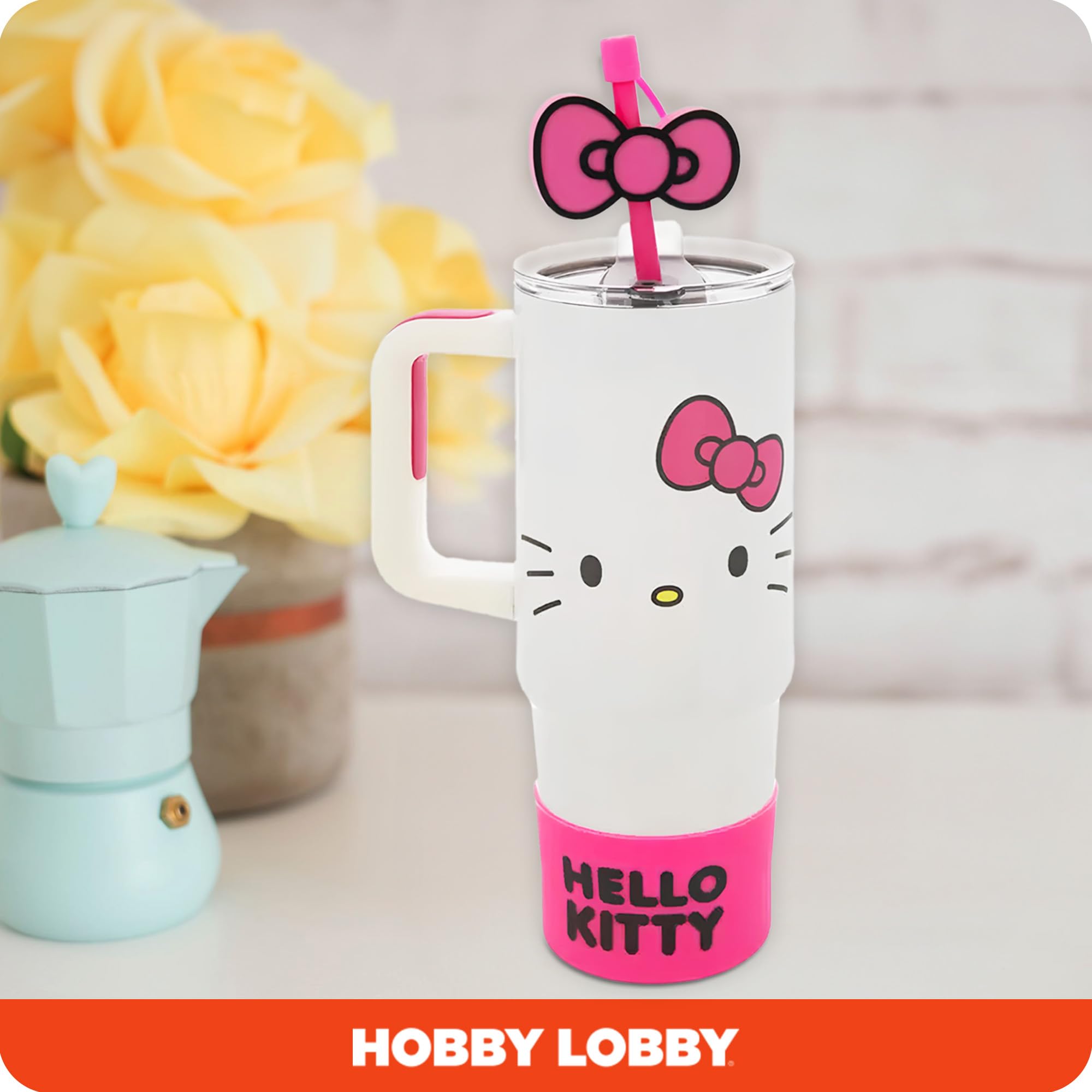 Amazon.com | Hobby Lobby Hello Kitty Stainless Steel Tumbler with