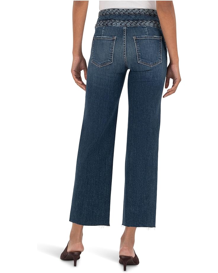 KUT from the Kloth Charlotte High-rise Wide Wstbnd W/ Braid On Top - #3 of 4