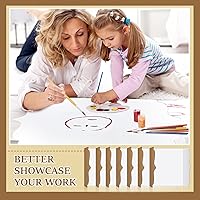 Vista 4 de Geyee 20 tableros de póster triples a granel de 36 x 48 pulgadas, resistente tablero de presentación blanco para ferias de ciencias autónomas