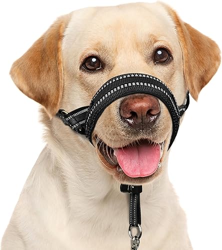 Collar para la cabeza para perros correa de nariz para perros pequeños medianos y grandes cuello halter para la cabeza del perro que evita tirones