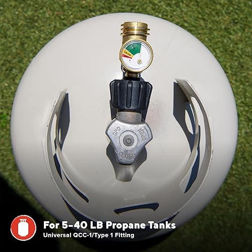 Miniatura 5 de Indicador de nivel de tanque de propano para tanques de propano estándar, ideal para barbacoas, parrillas, camping, cocina al aire libre - 530-0074P